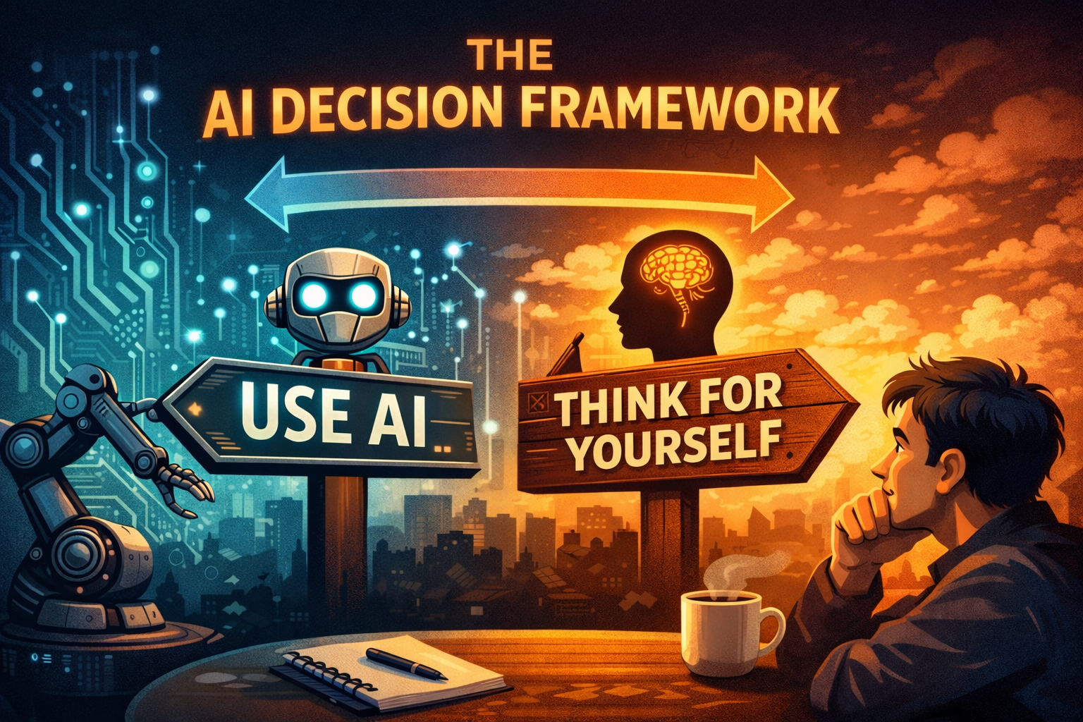The AI Decision Framework: When to Use AI vs When to Think for Yourself